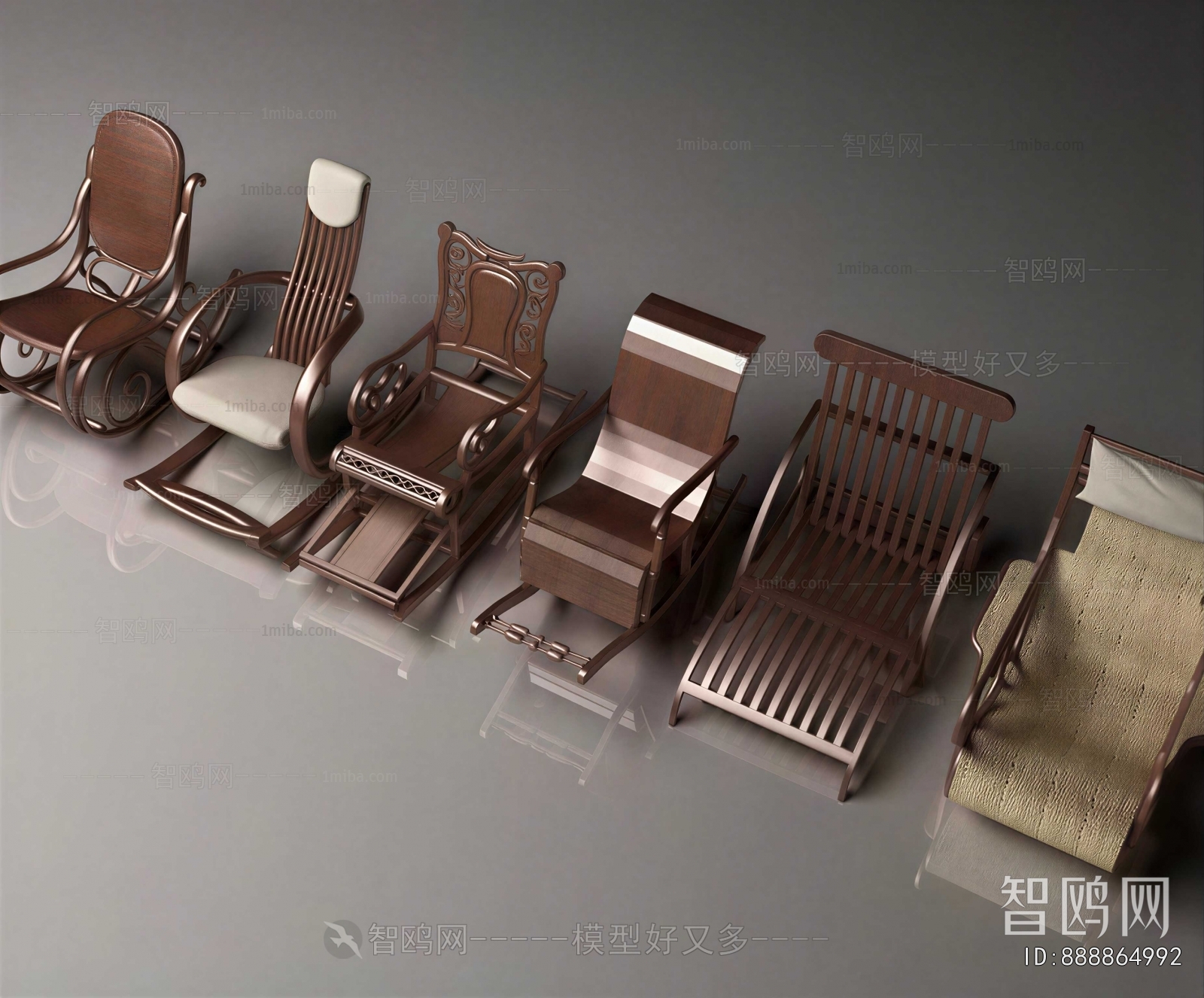 New Chinese Style Lounge Chair