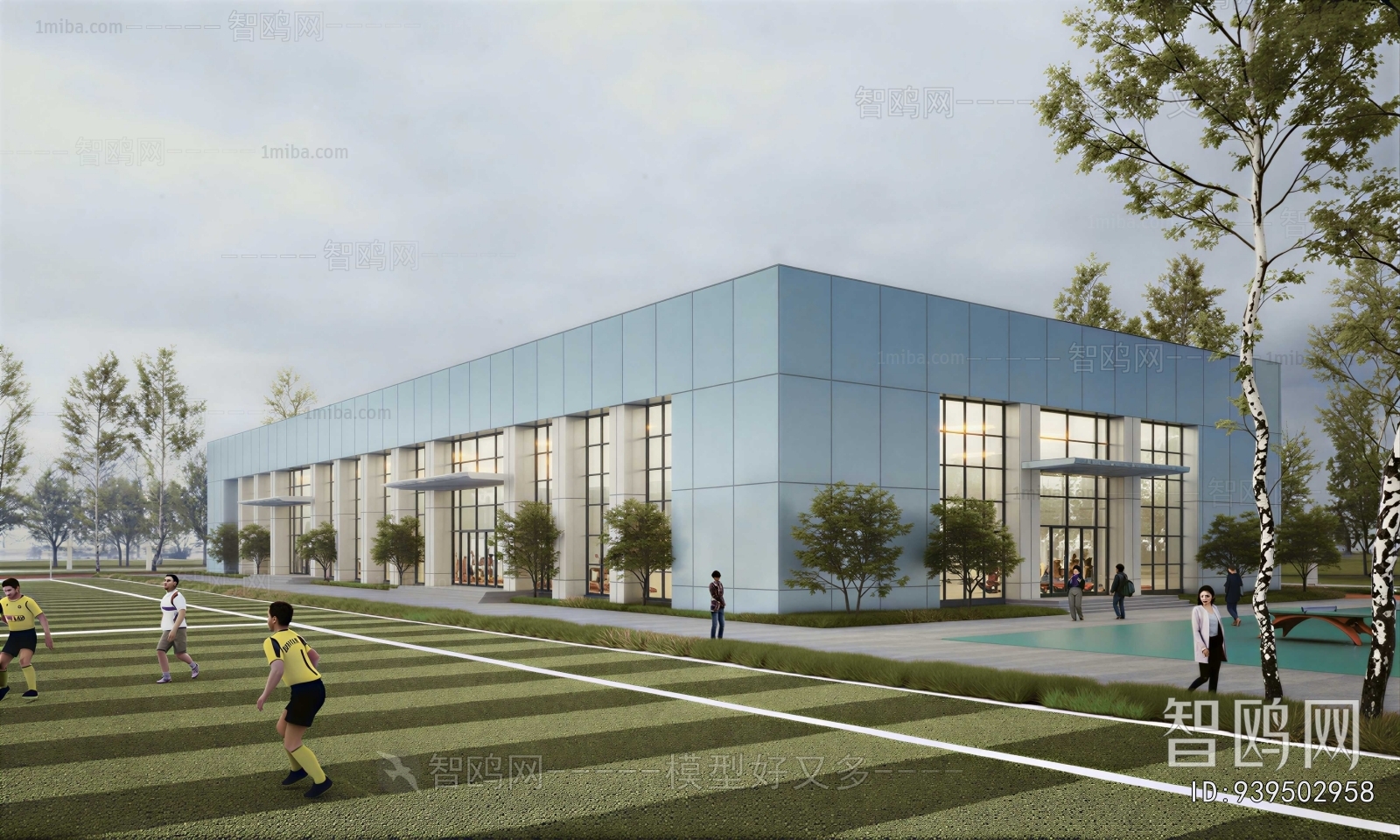 Modern Outdoor Sports Stadium