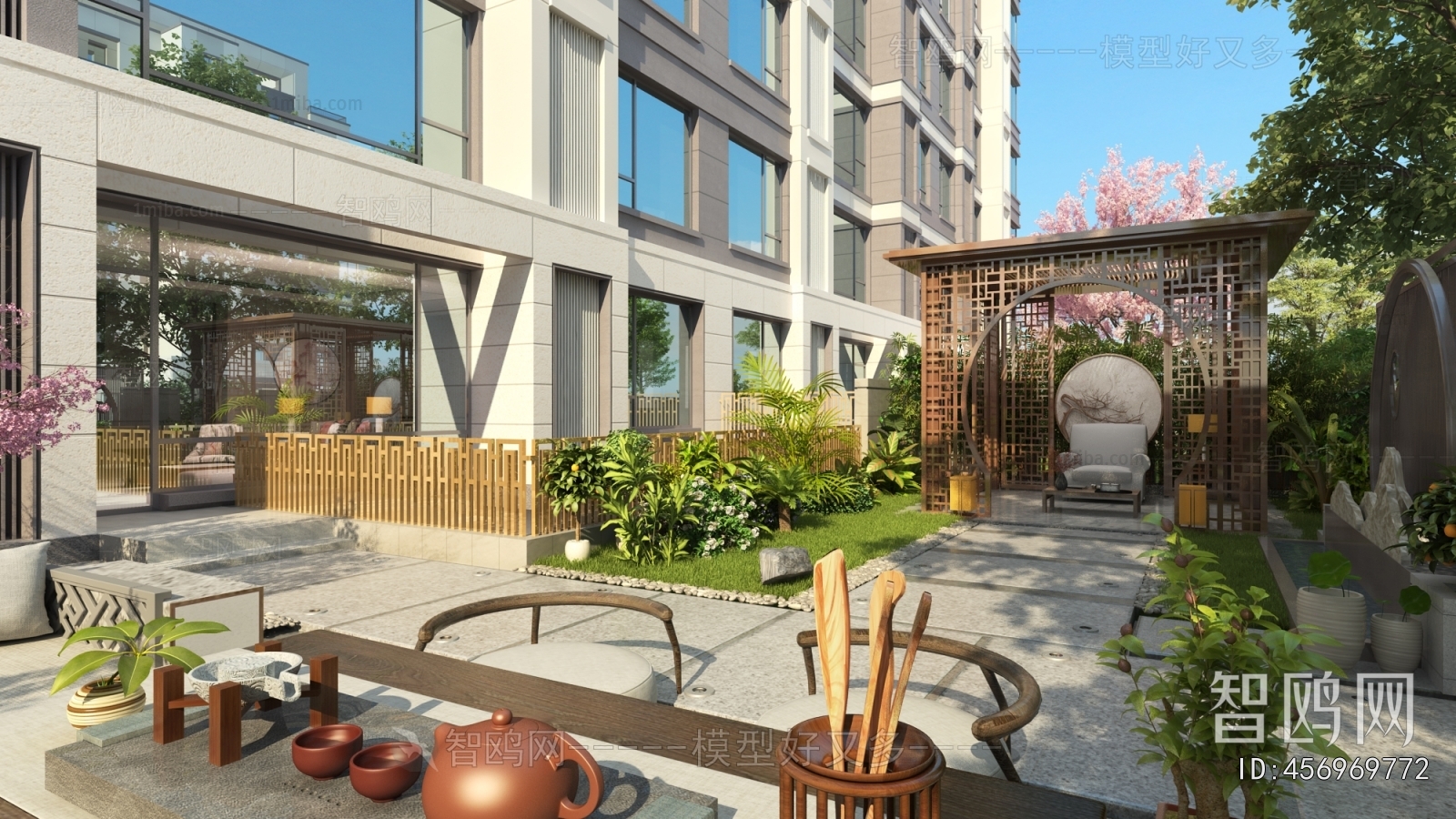 Modern Courtyard/landscape