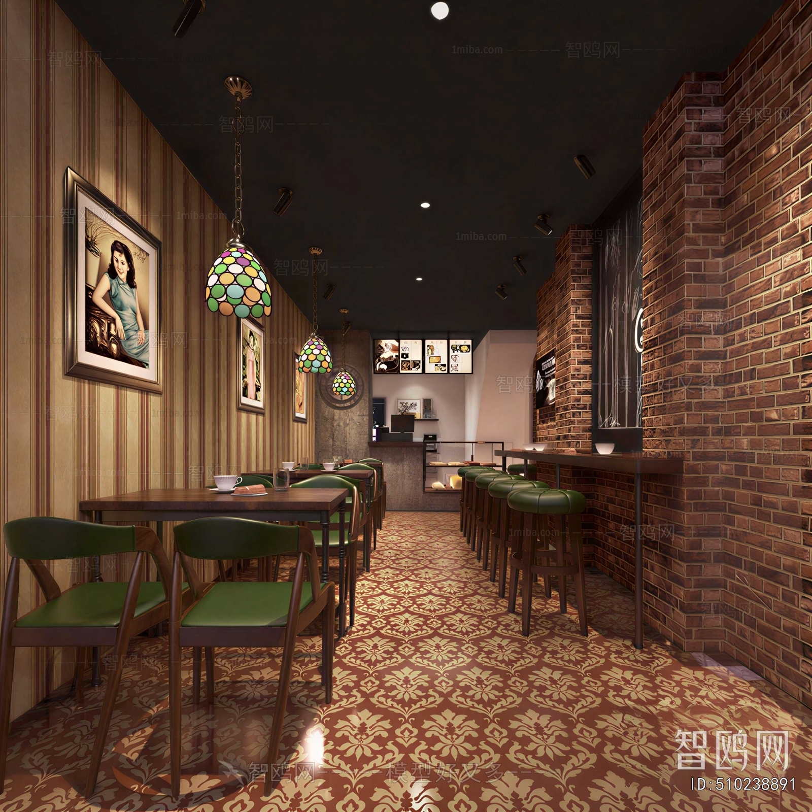 Retro Style Restaurant