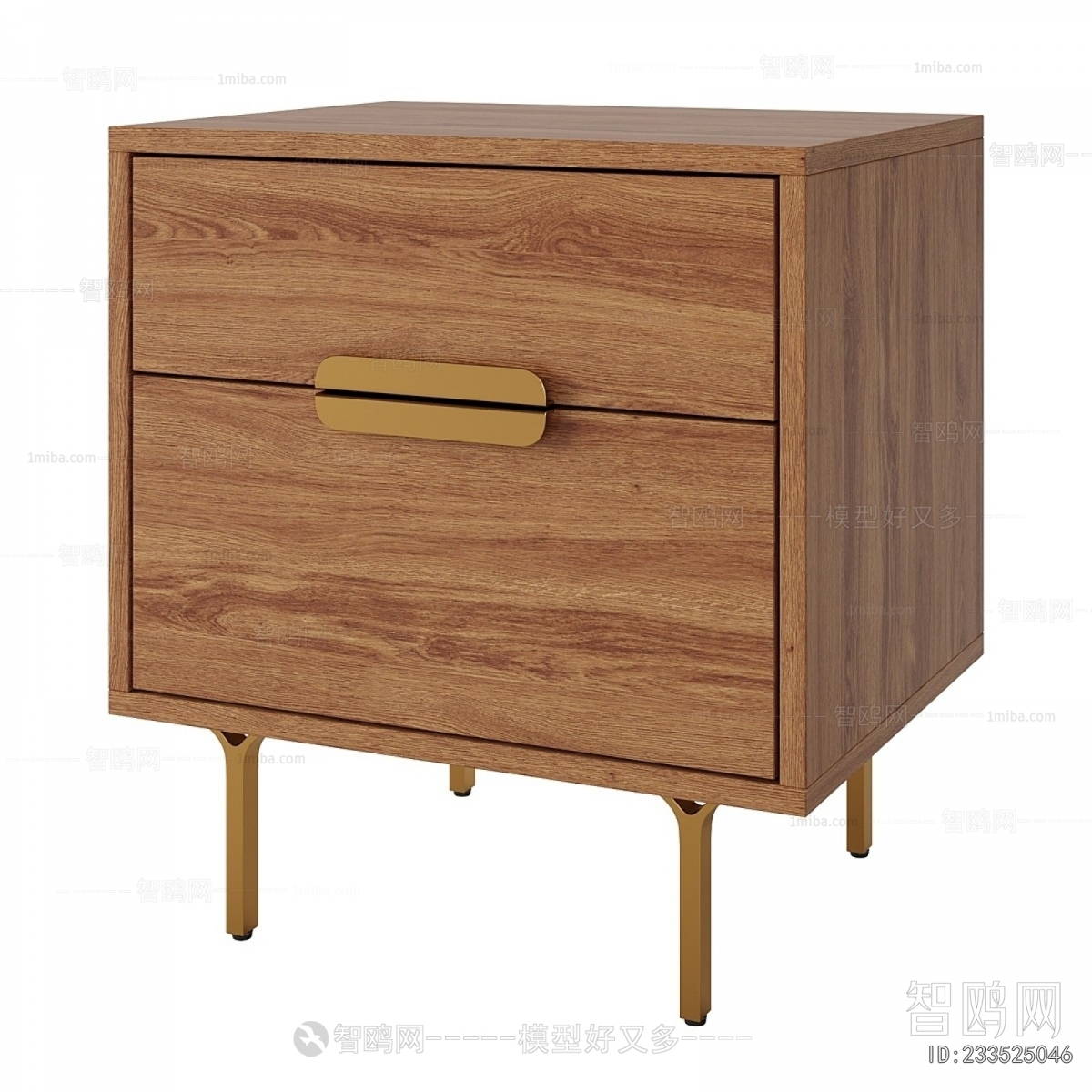 Nordic Style Bedside Cupboard