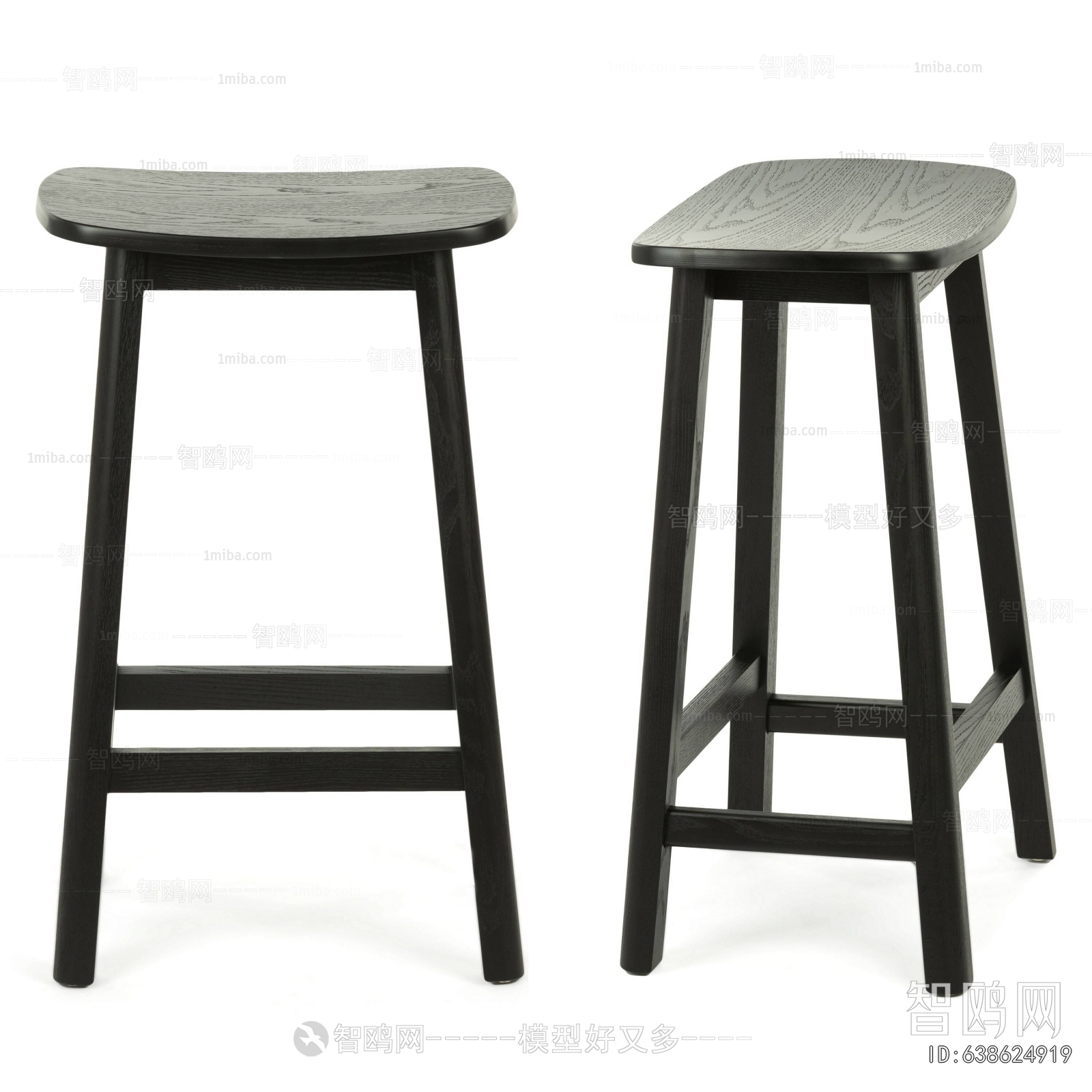 Nordic Style Bar Stool