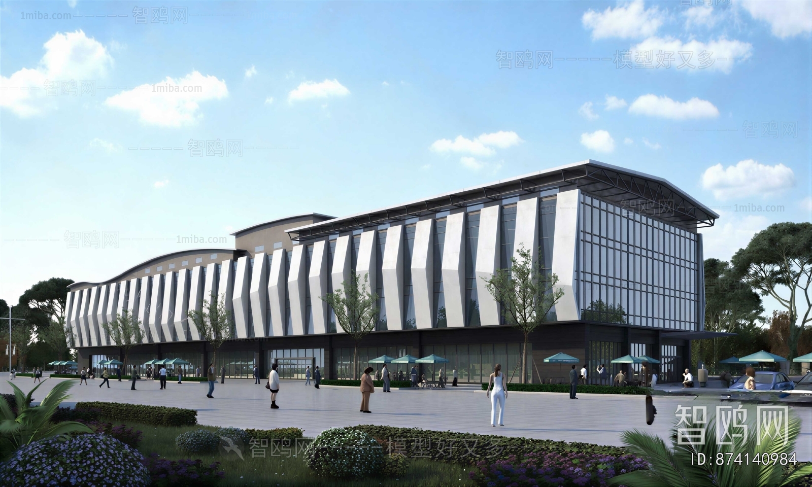 Modern Appearance Of Commercial Building