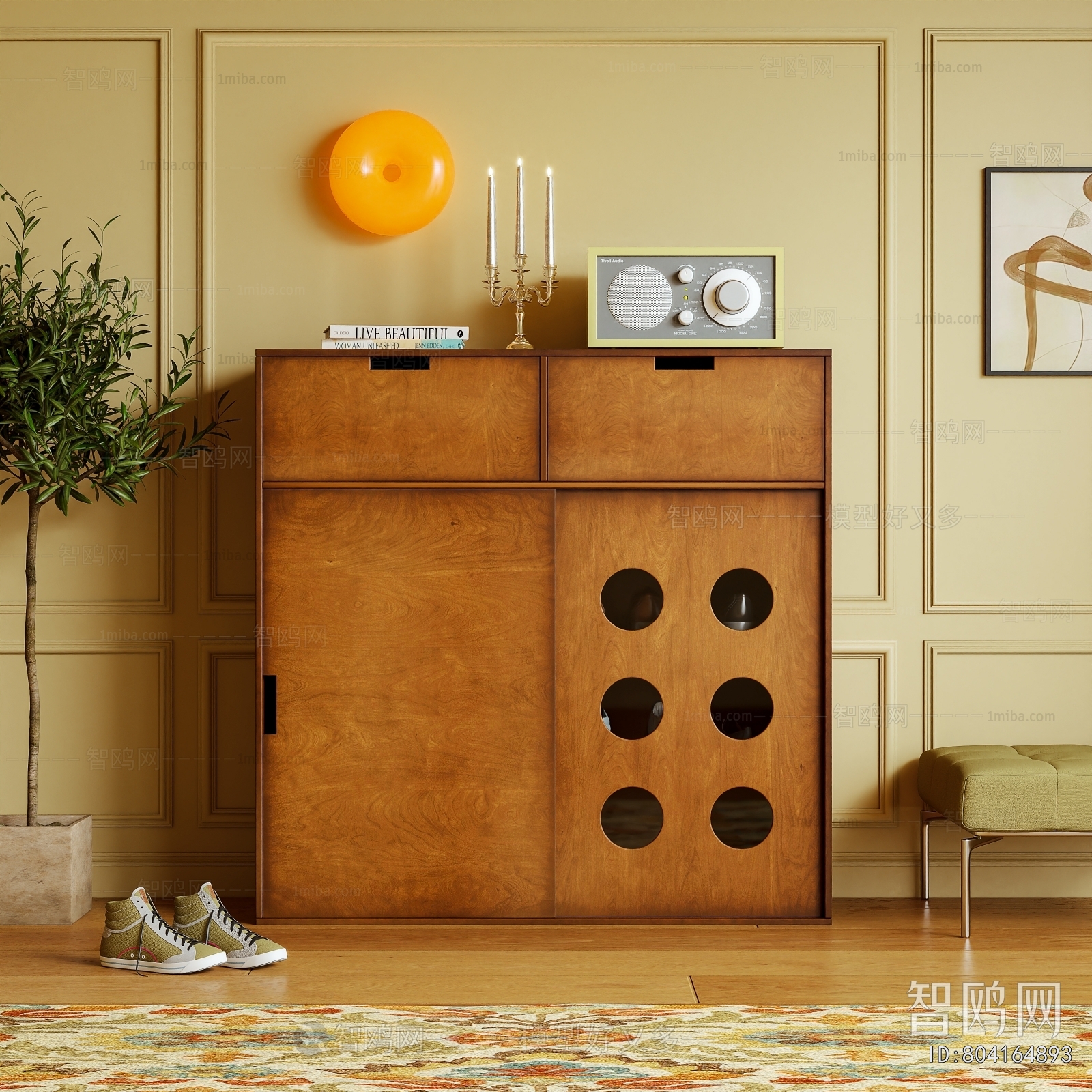Modern Shoe Cabinet