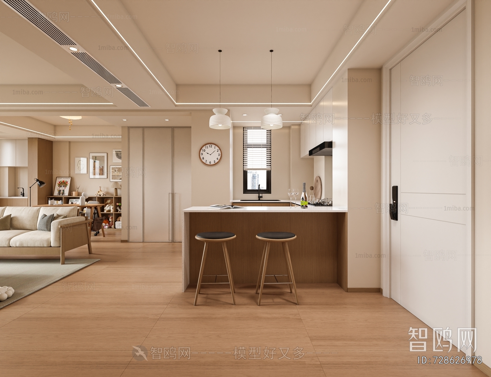 Modern Open Kitchen