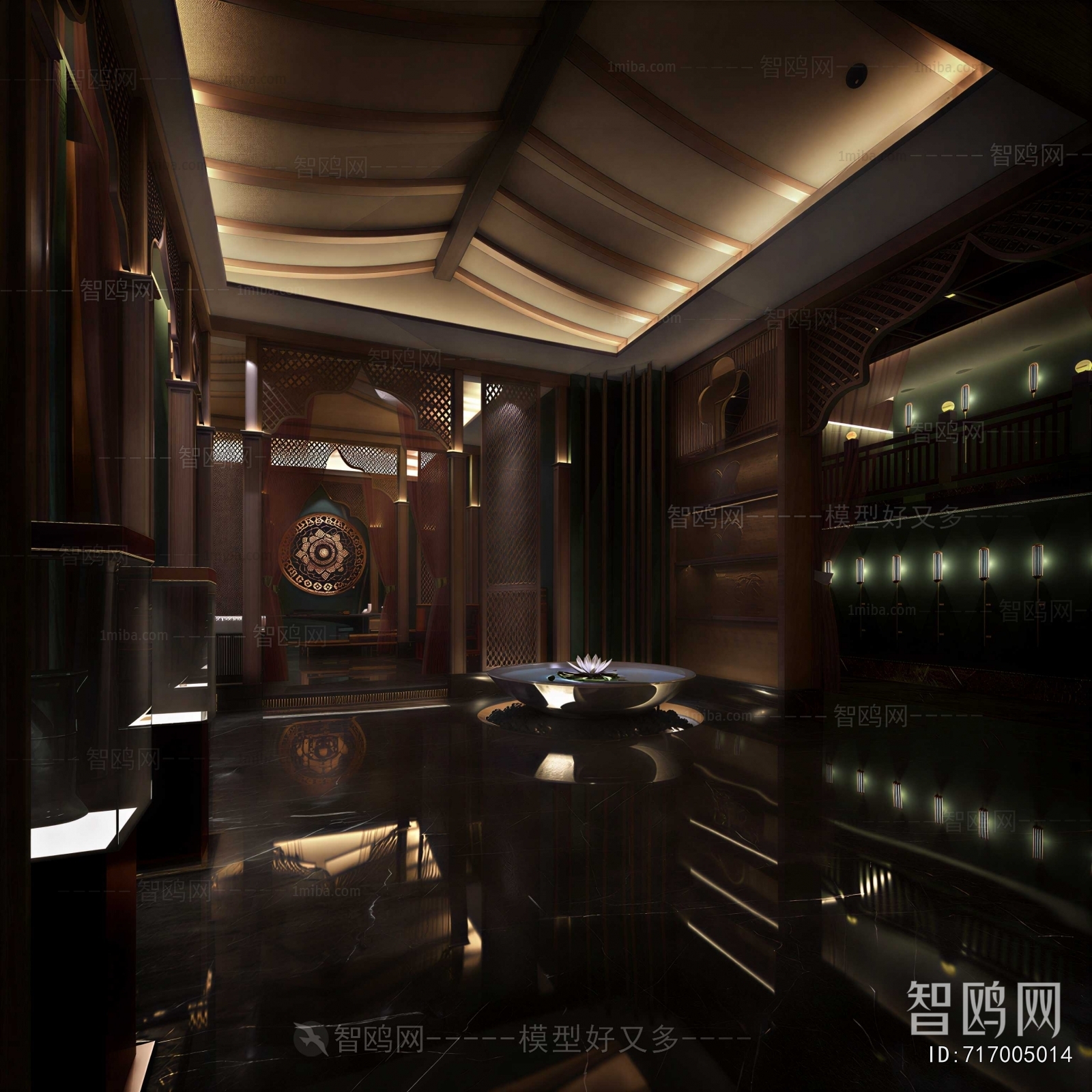 New Chinese Style Lobby Hall