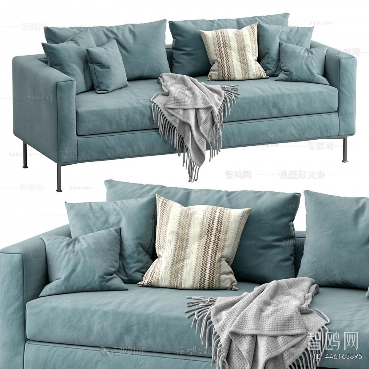 Modern Three-seat Sofa