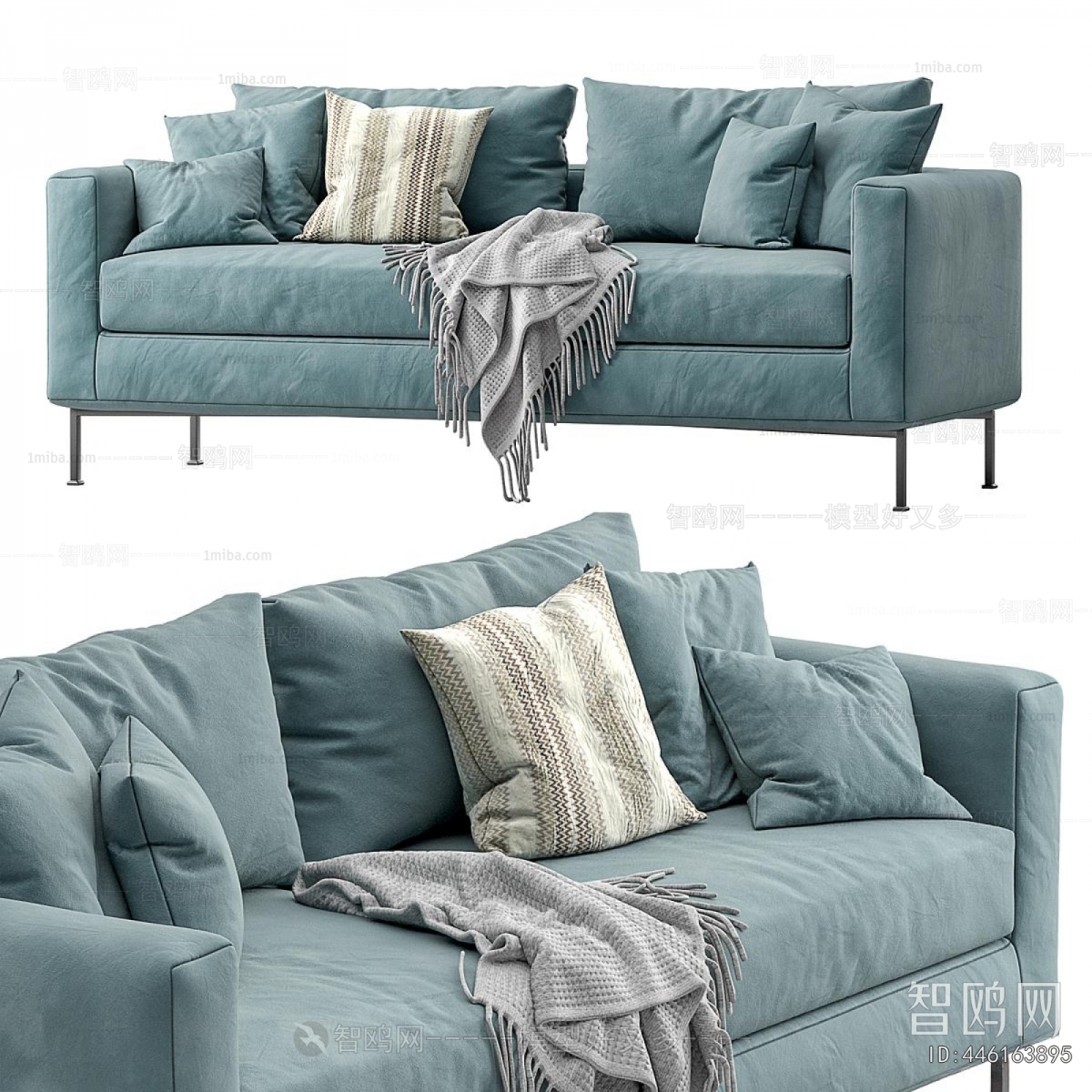 Modern Three-seat Sofa