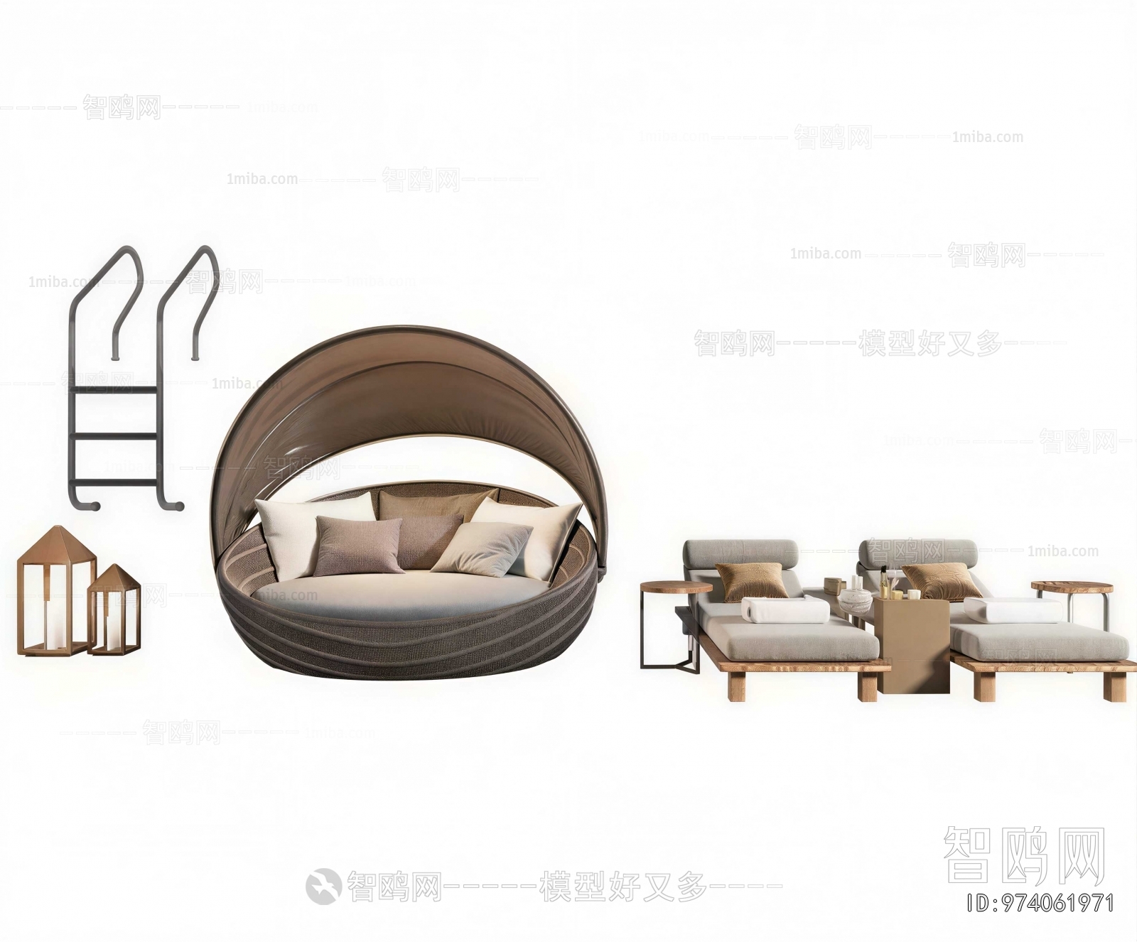 Modern Outdoor Sofa