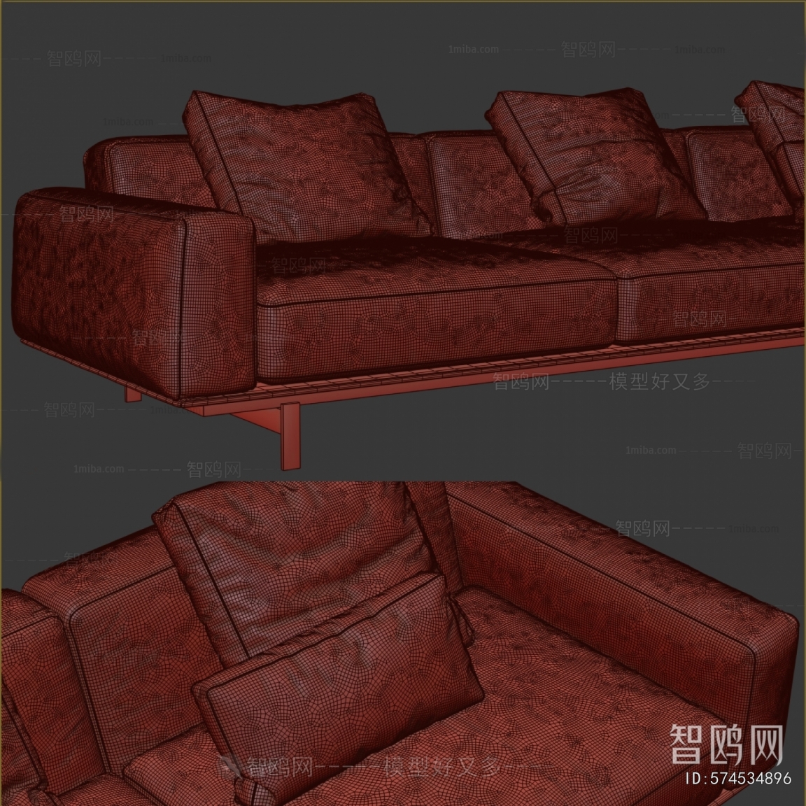 Modern Three-seat Sofa