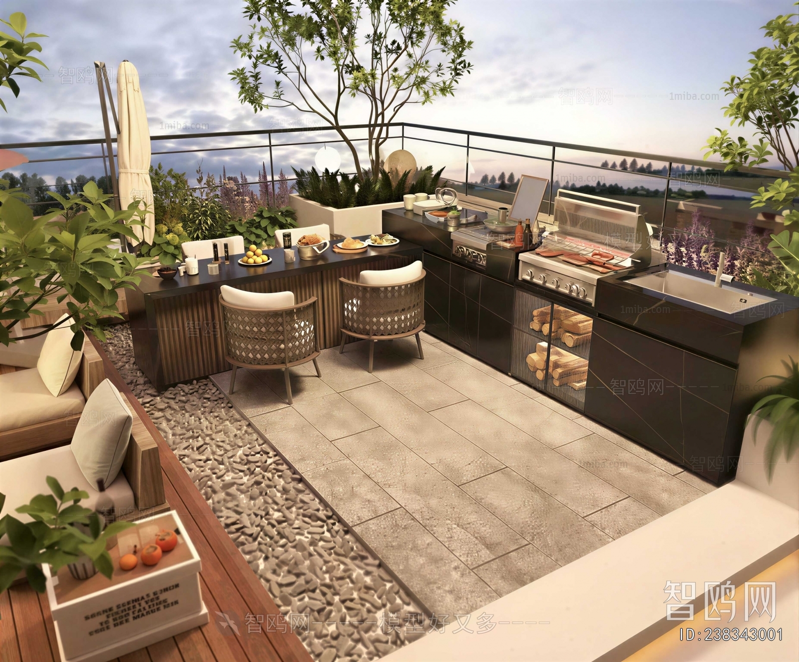 Modern Terrace