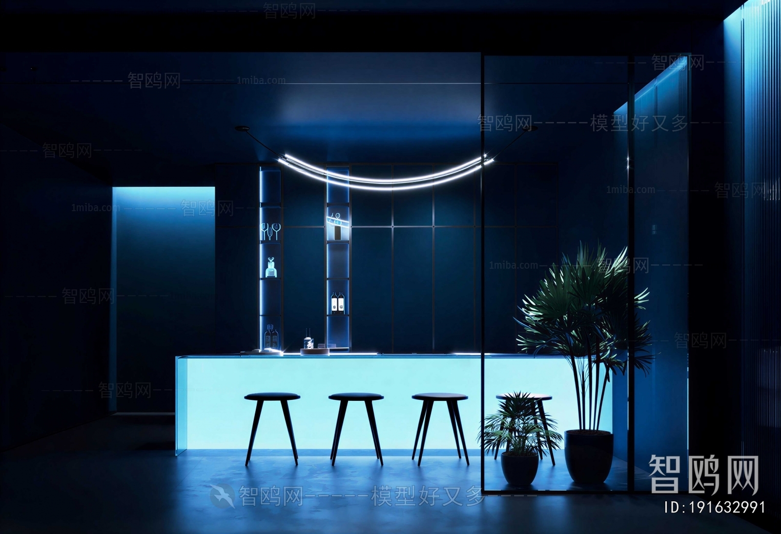 Modern Counter Bar