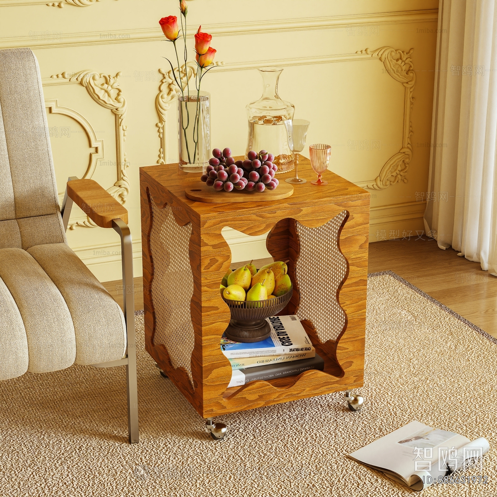 Modern Bedside Cupboard