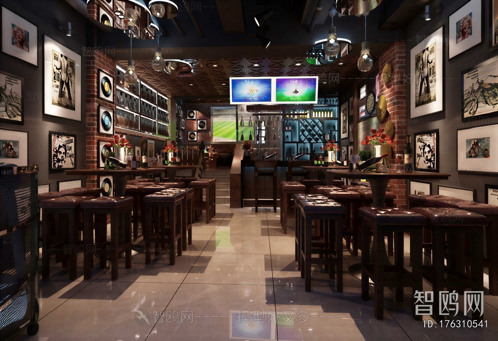 Industrial Style Bar