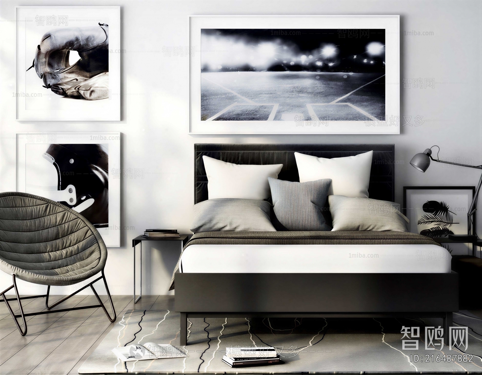 Modern Double Bed
