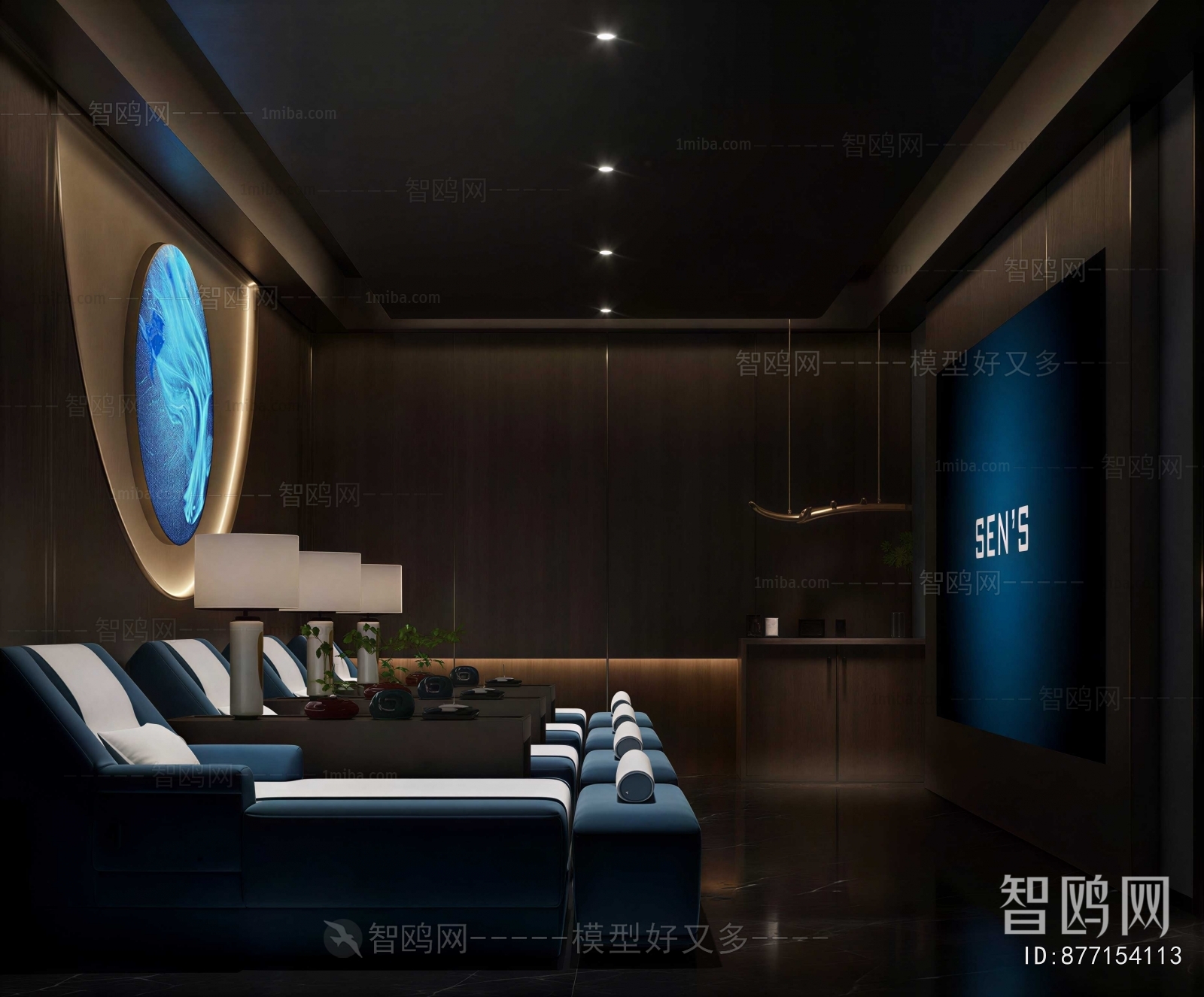 Modern Audiovisual Room