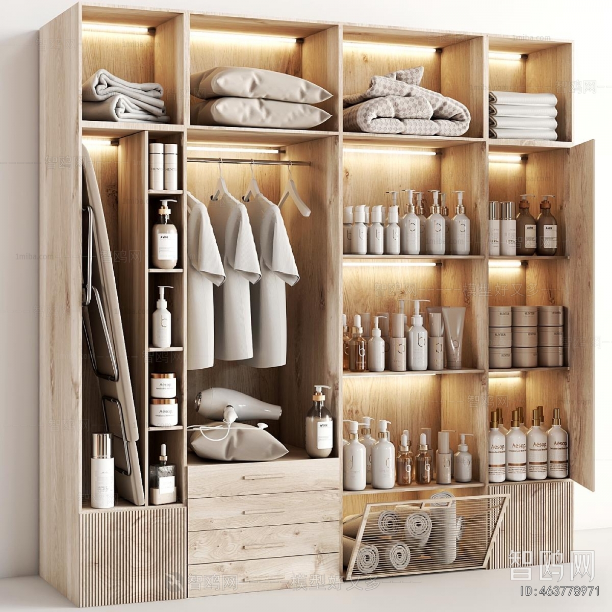 Modern Laundry Cabinet