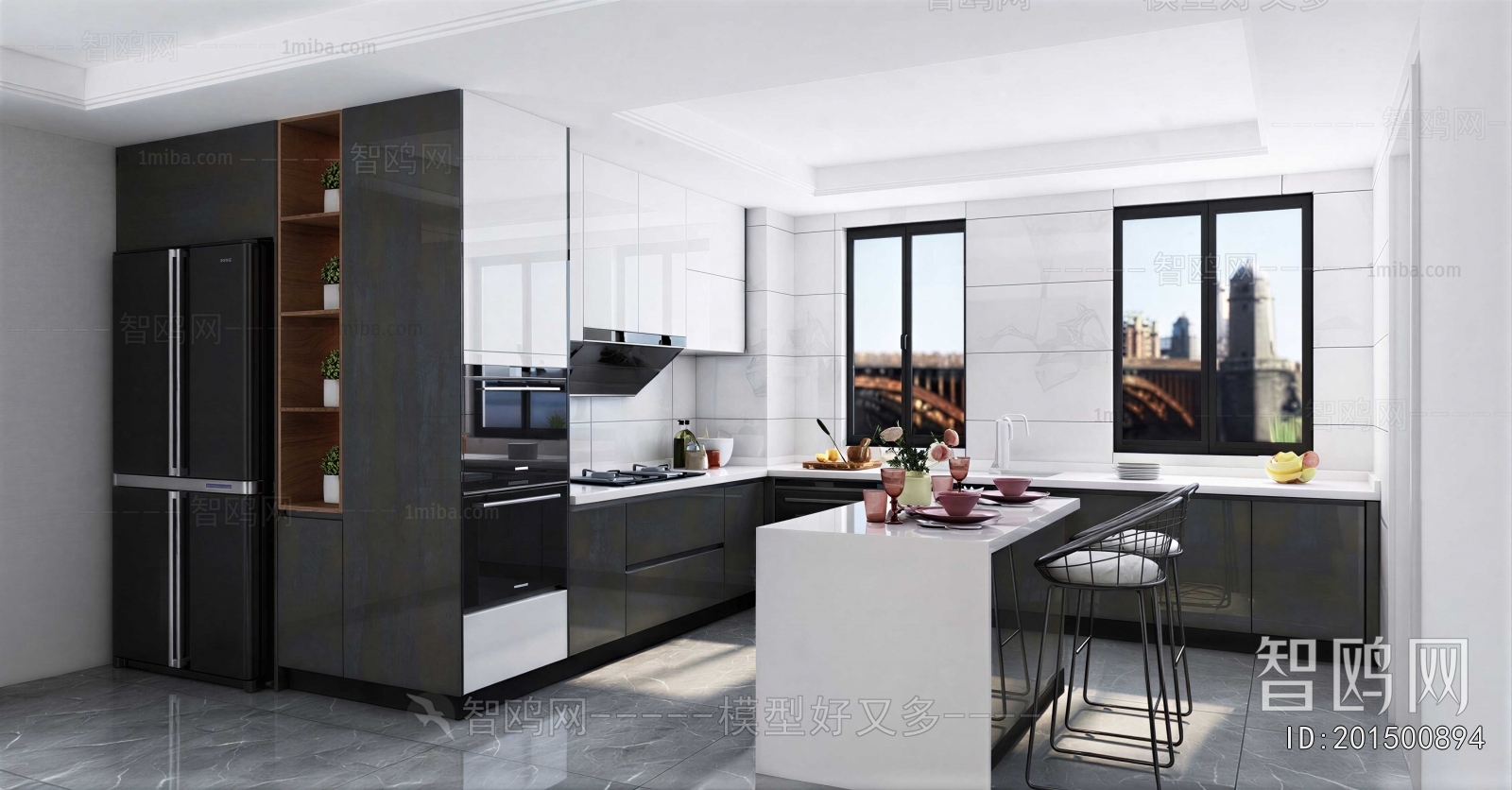 Modern Open Kitchen