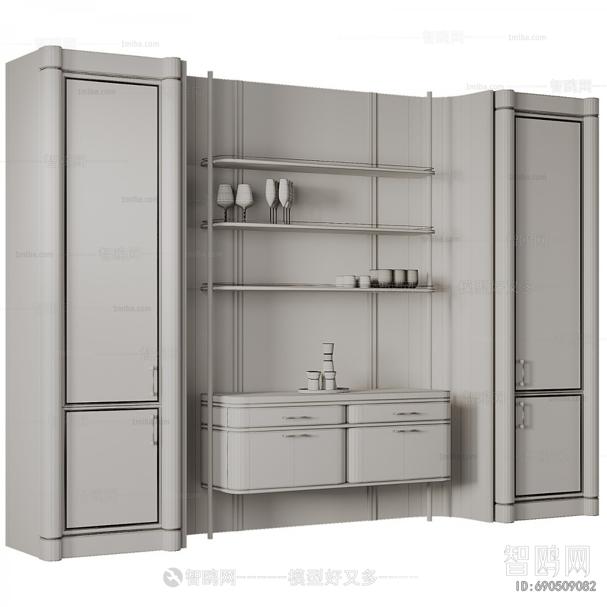 Modern Decorative Cabinet