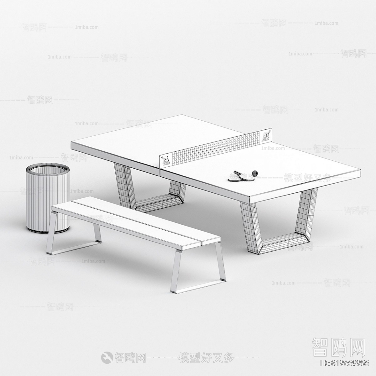 Modern Table-tennis Table