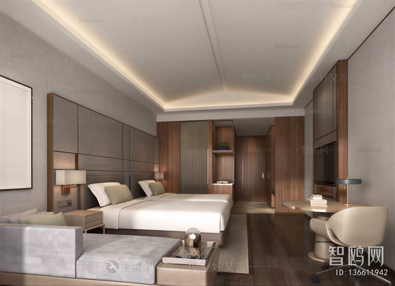 Modern Guest Room
