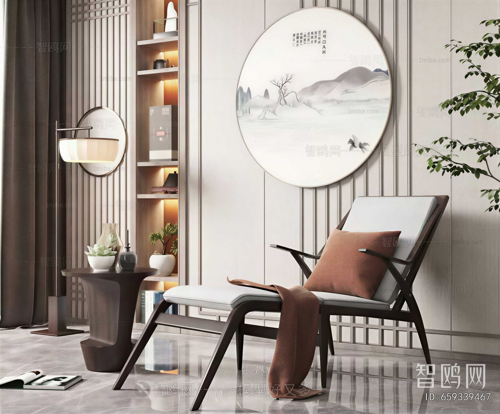 New Chinese Style Recliner
