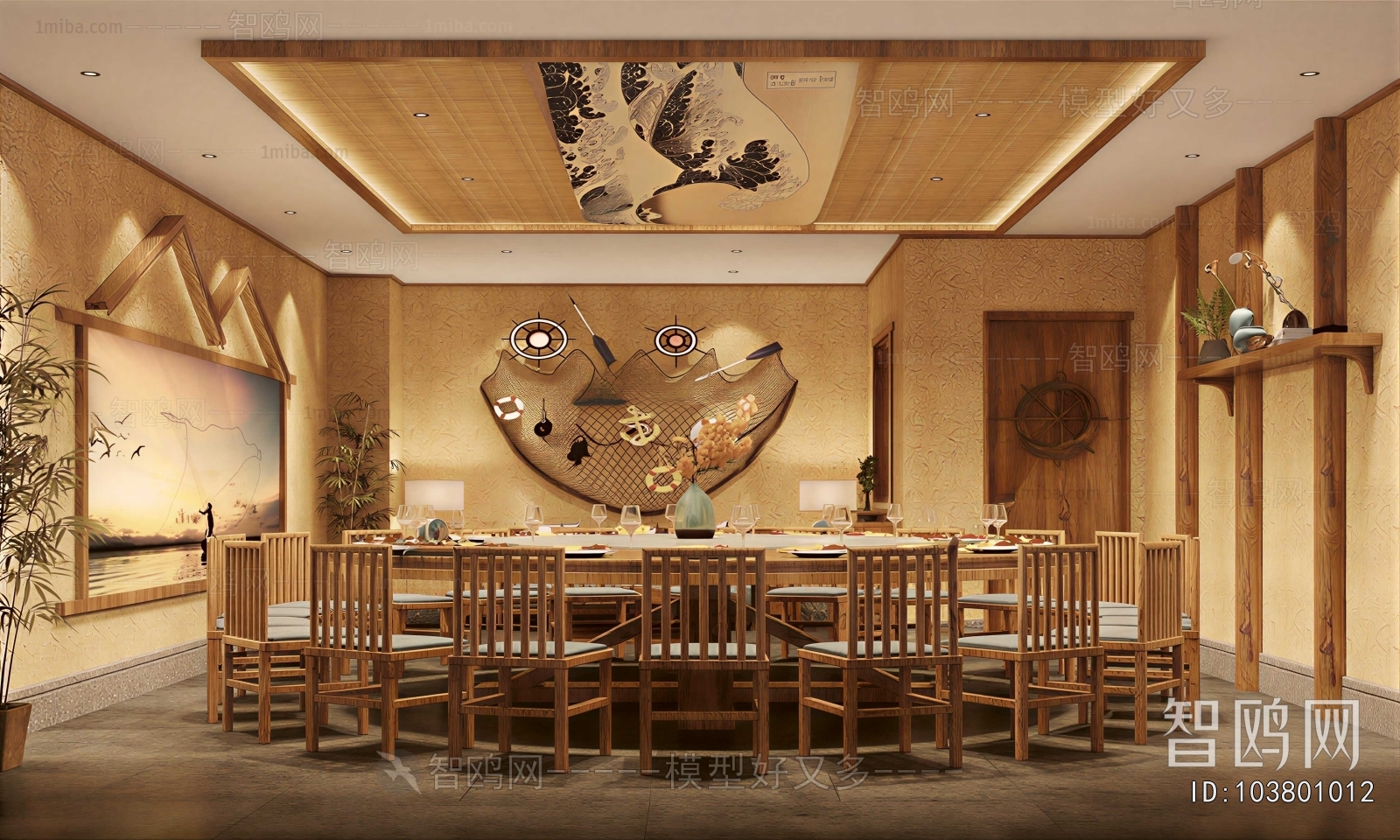 Japanese Style Restaurant Box