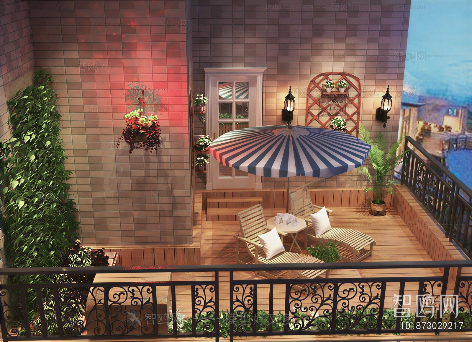 Modern Leisure Balcony