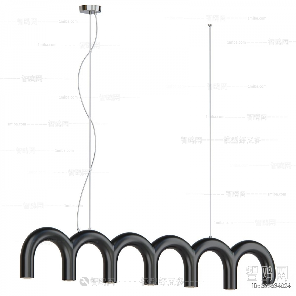 Modern Long Chandelier