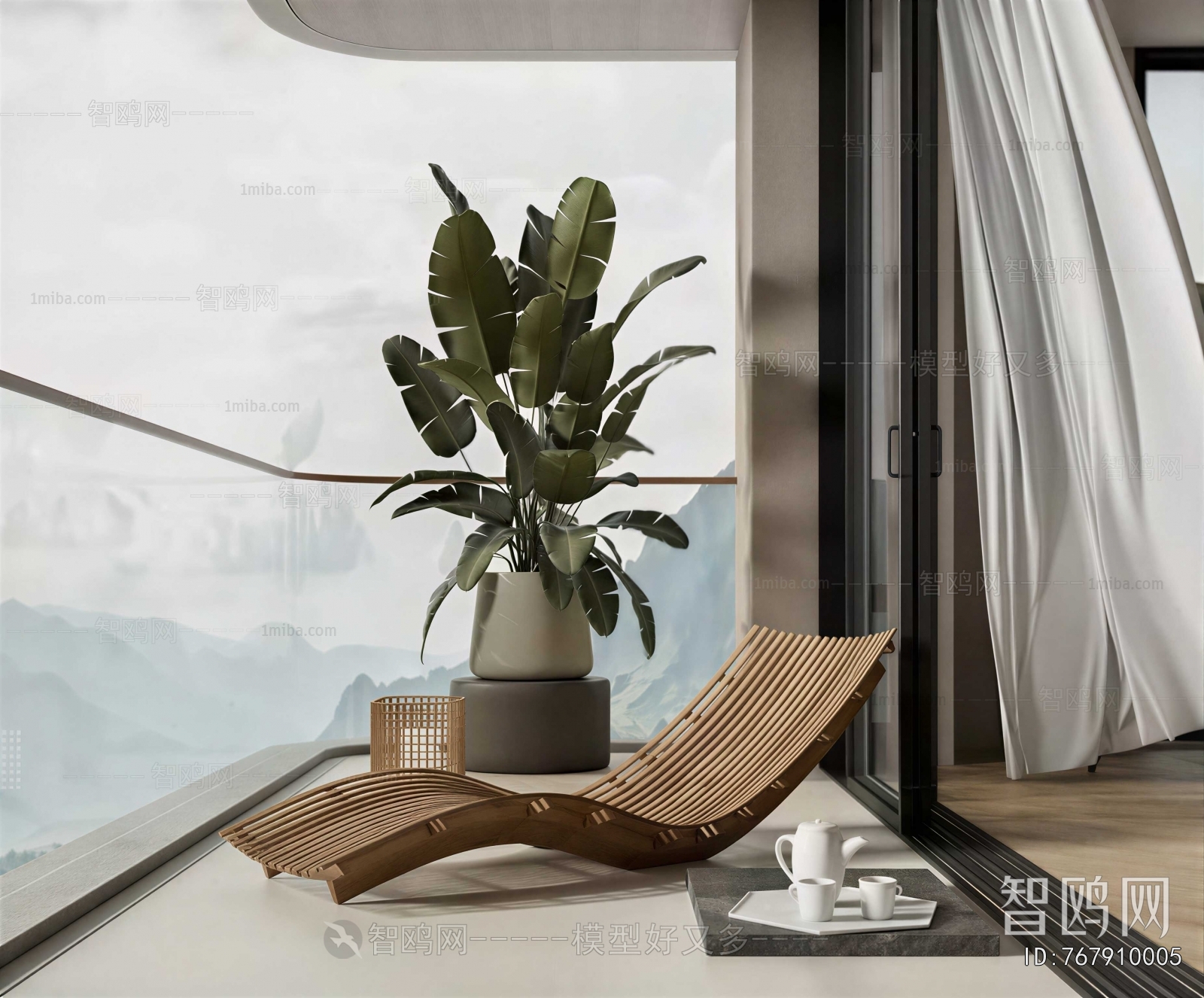 Nordic Style Leisure Balcony