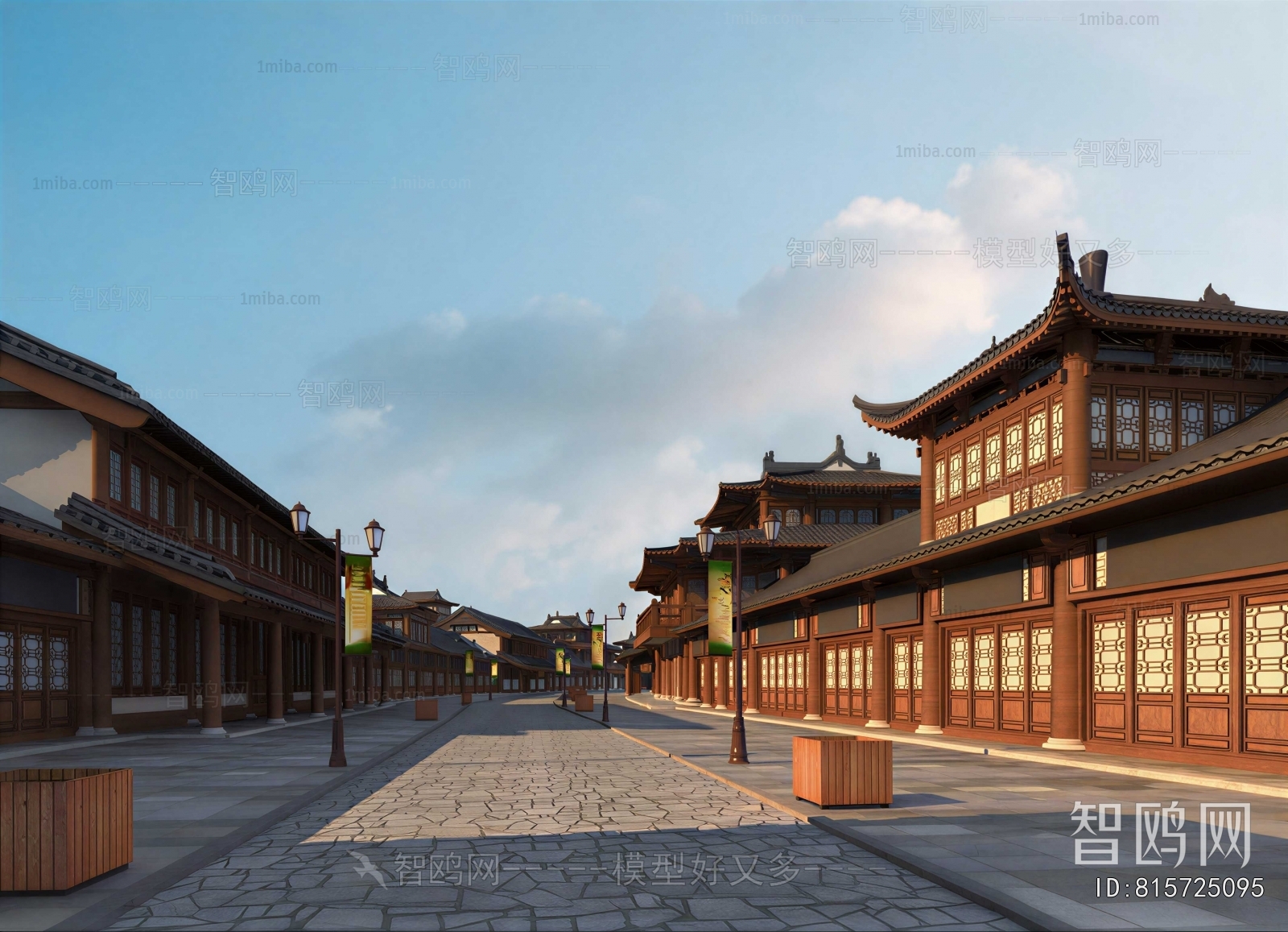 Chinese Style Ancient Architectural Buildings
