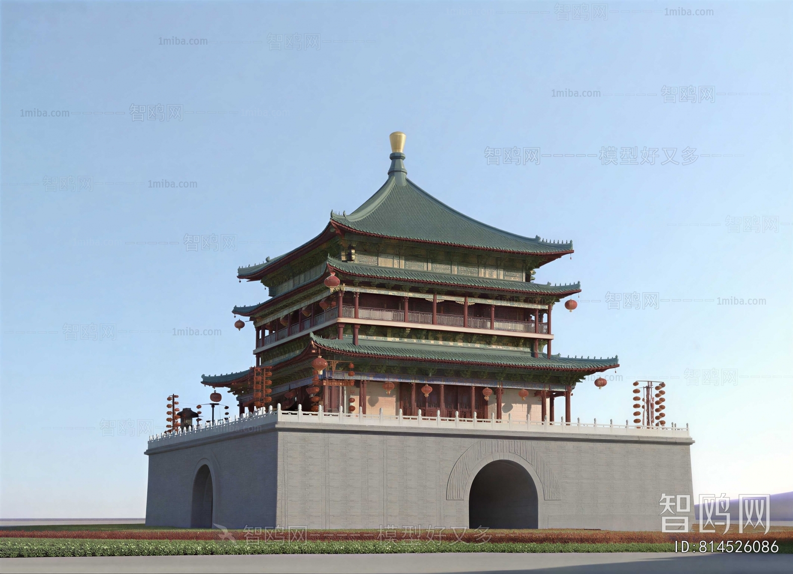 Chinese Style Ancient Architectural Buildings
