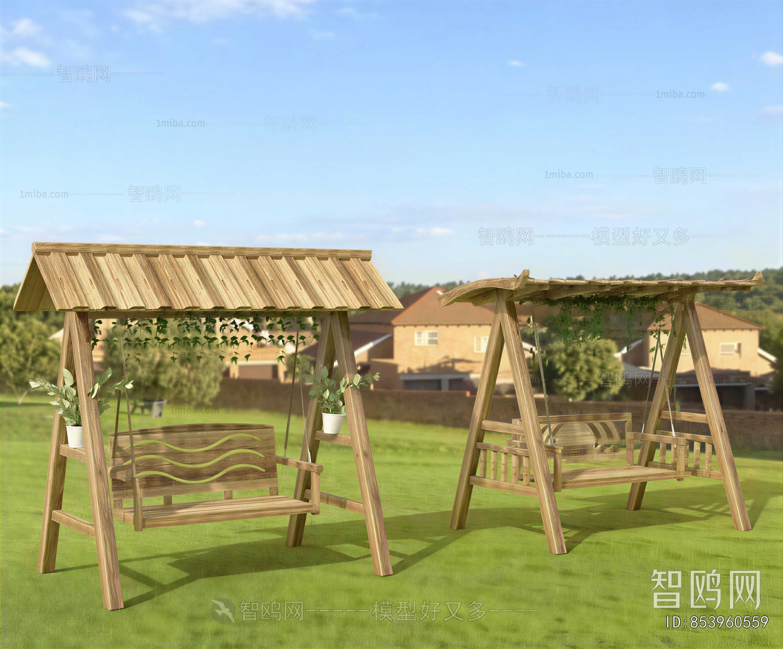 Modern Park Landscape