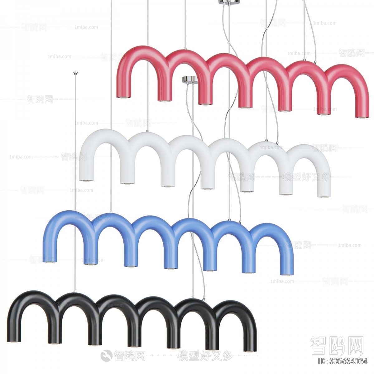 Modern Long Chandelier