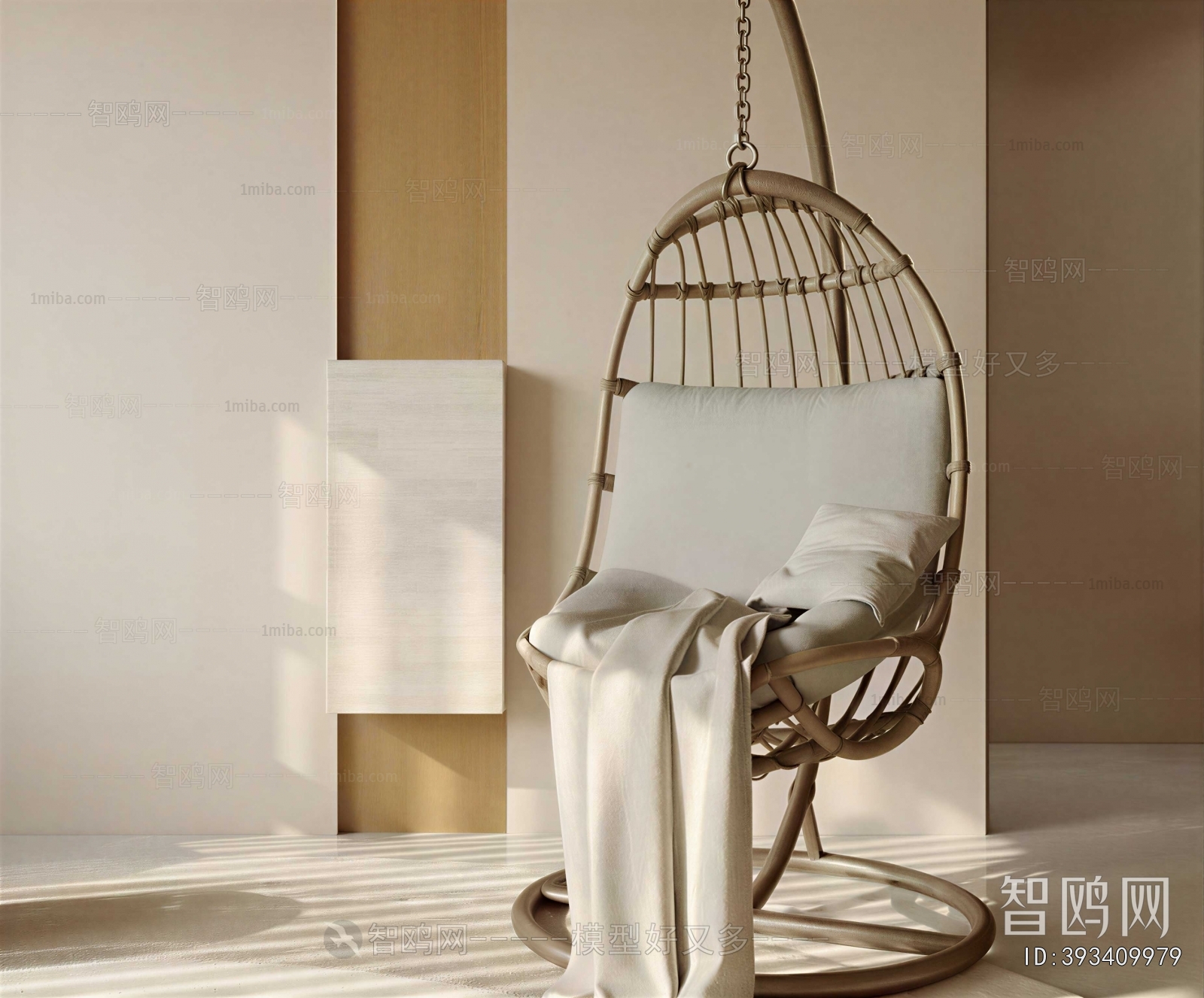 Wabi-sabi Style Hanging Chair