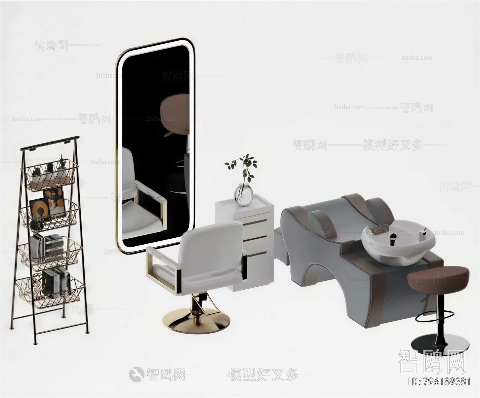 Modern Barber Chair