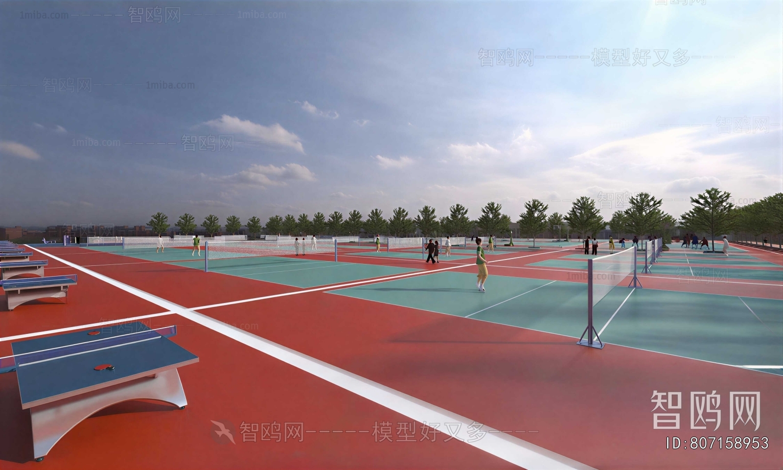 Modern Outdoor Sports Stadium