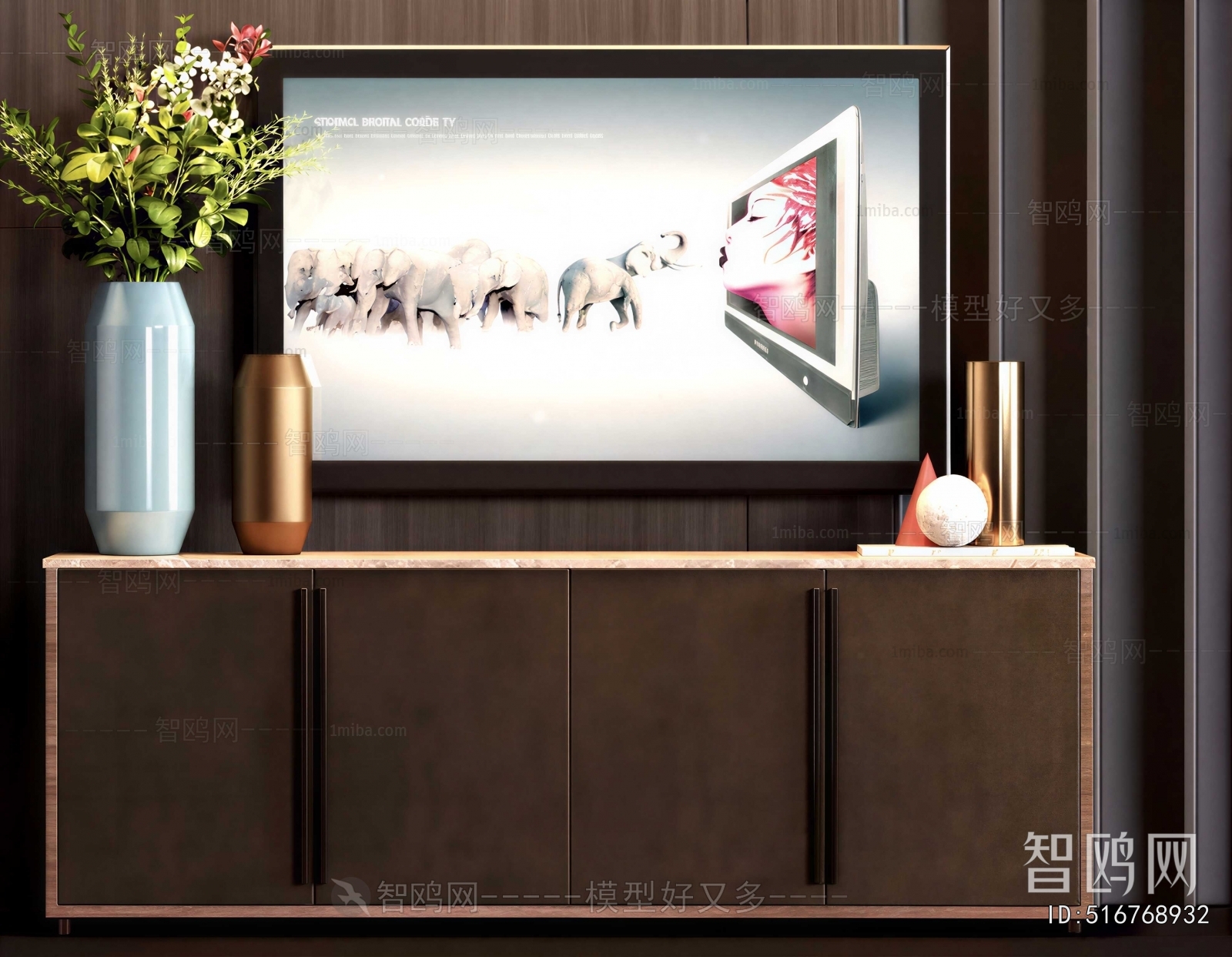 Modern Side Cabinet/Entrance Cabinet