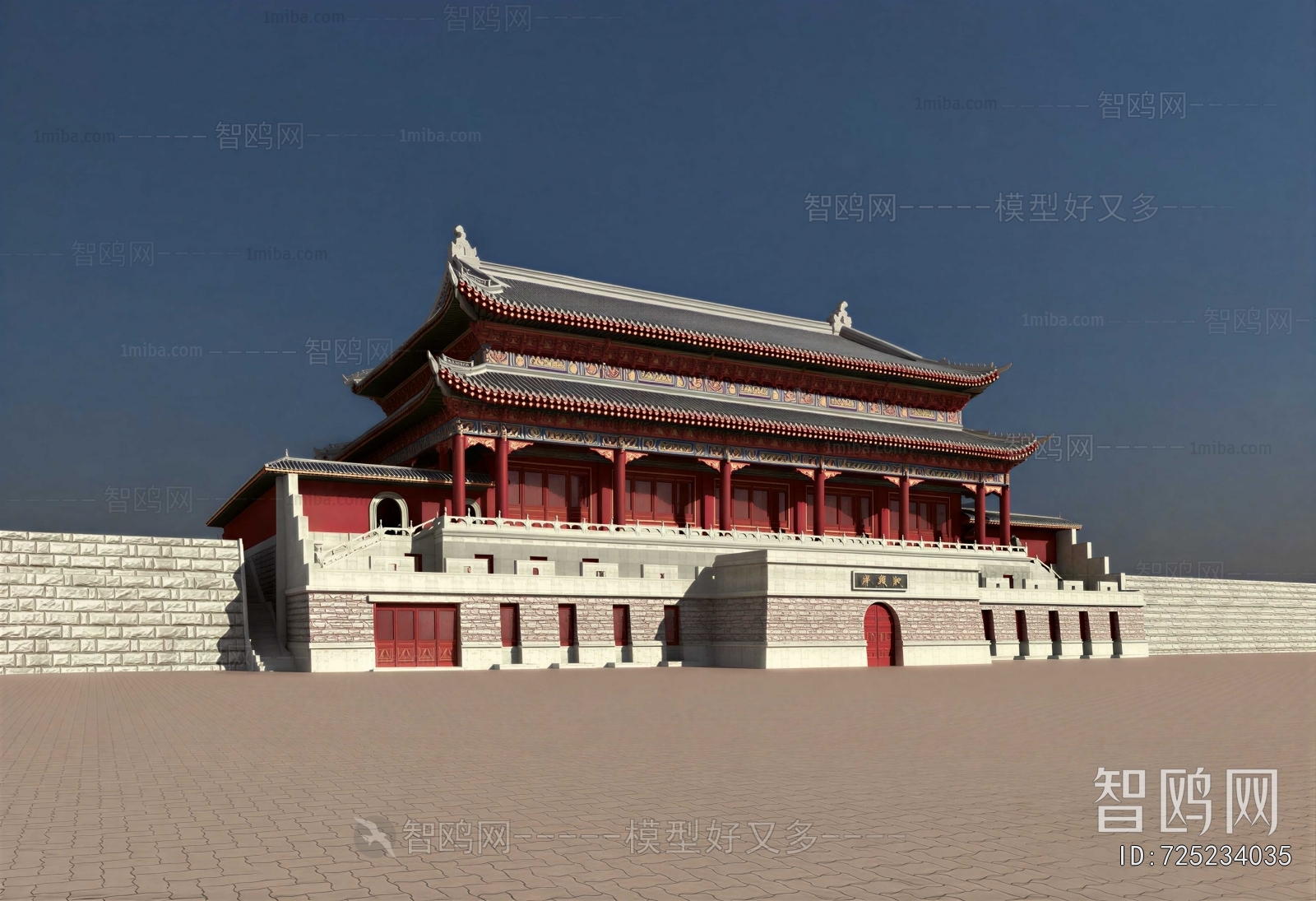 Chinese Style Ancient Architectural Buildings