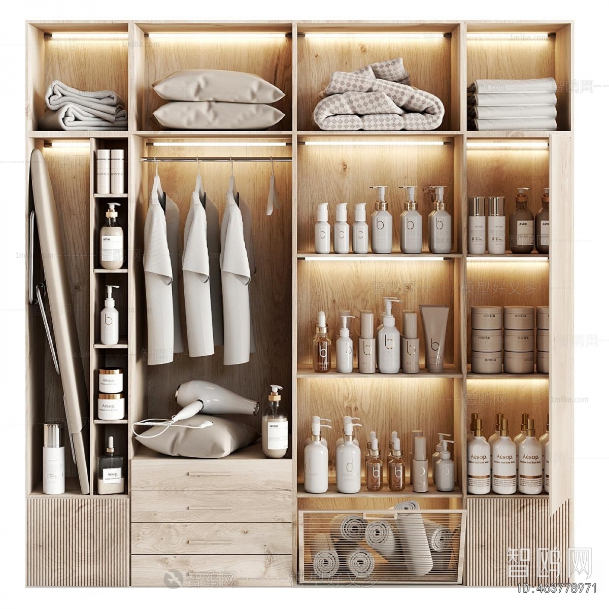 Modern Laundry Cabinet