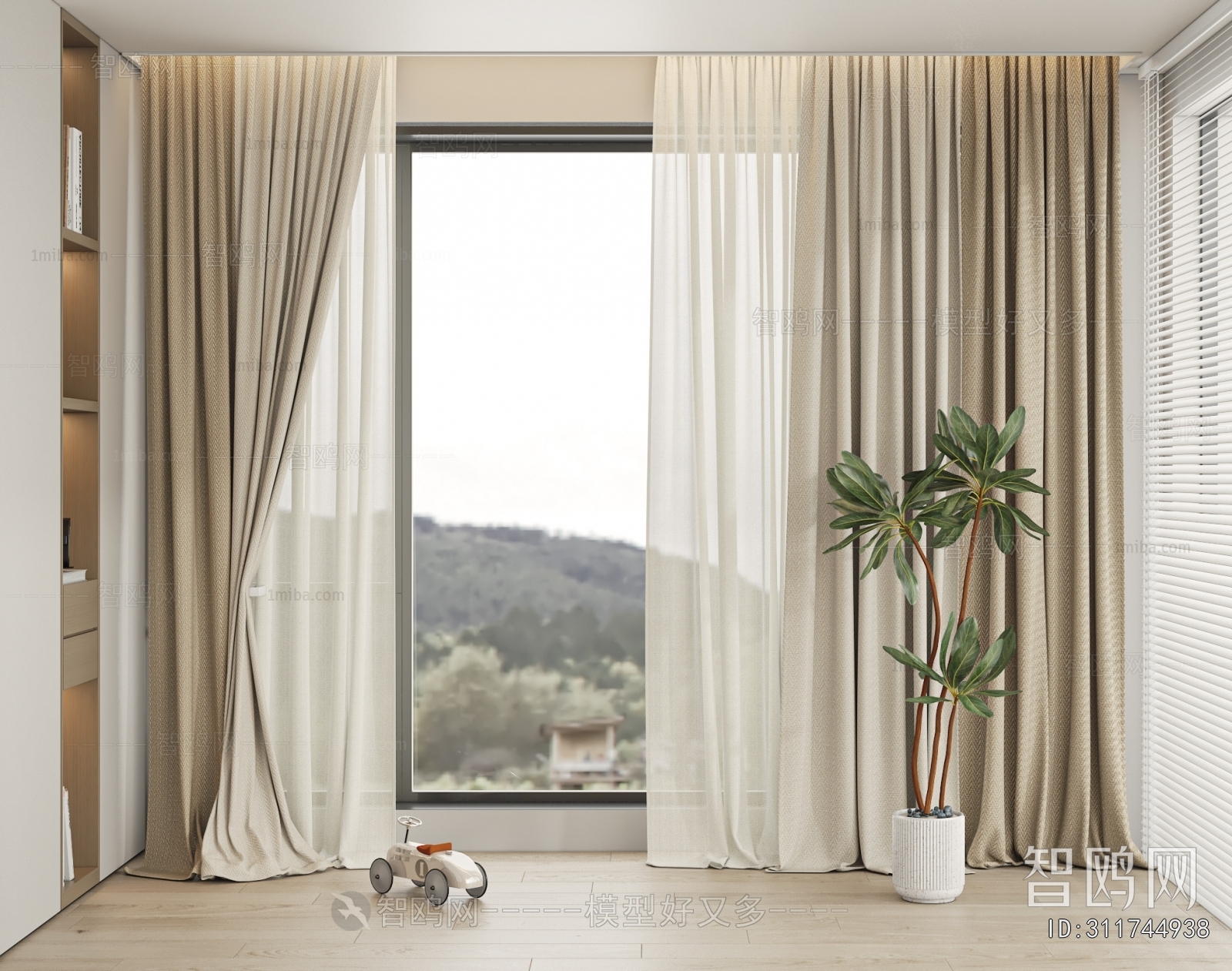 Modern The Curtain