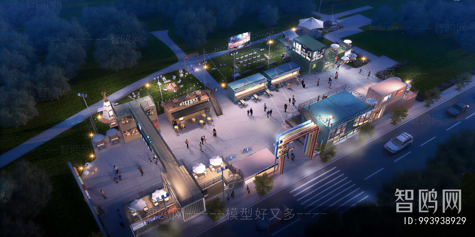 Modern Commercial Street