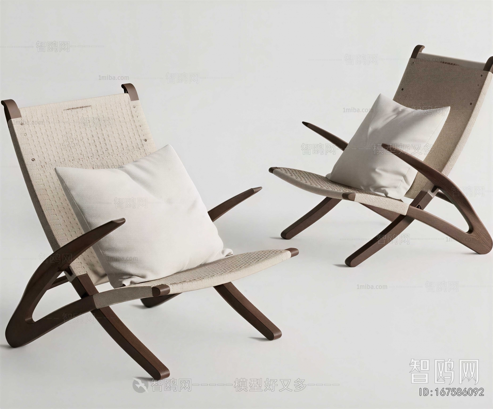 Wabi-sabi Style Lounge Chair