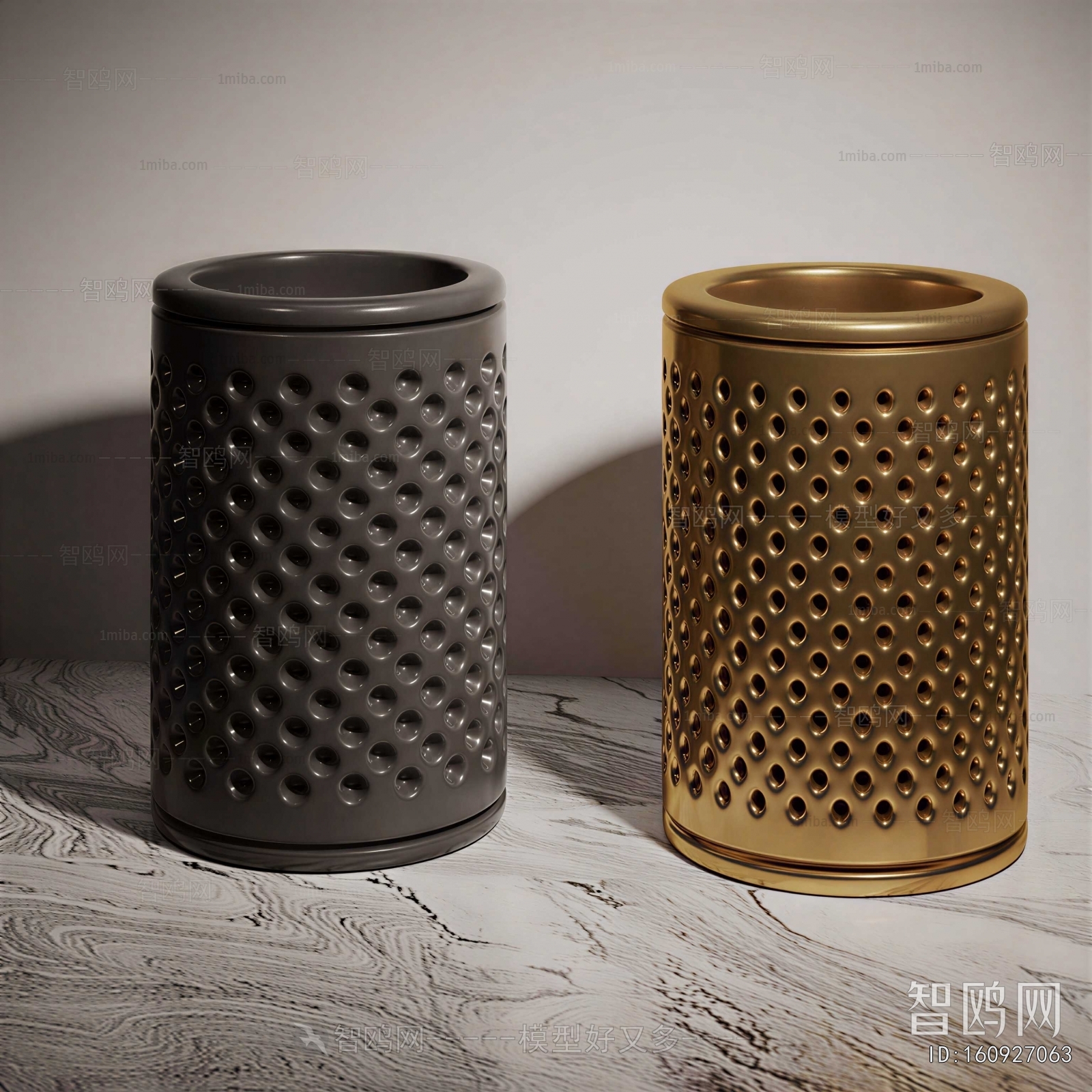 Modern Trash Can