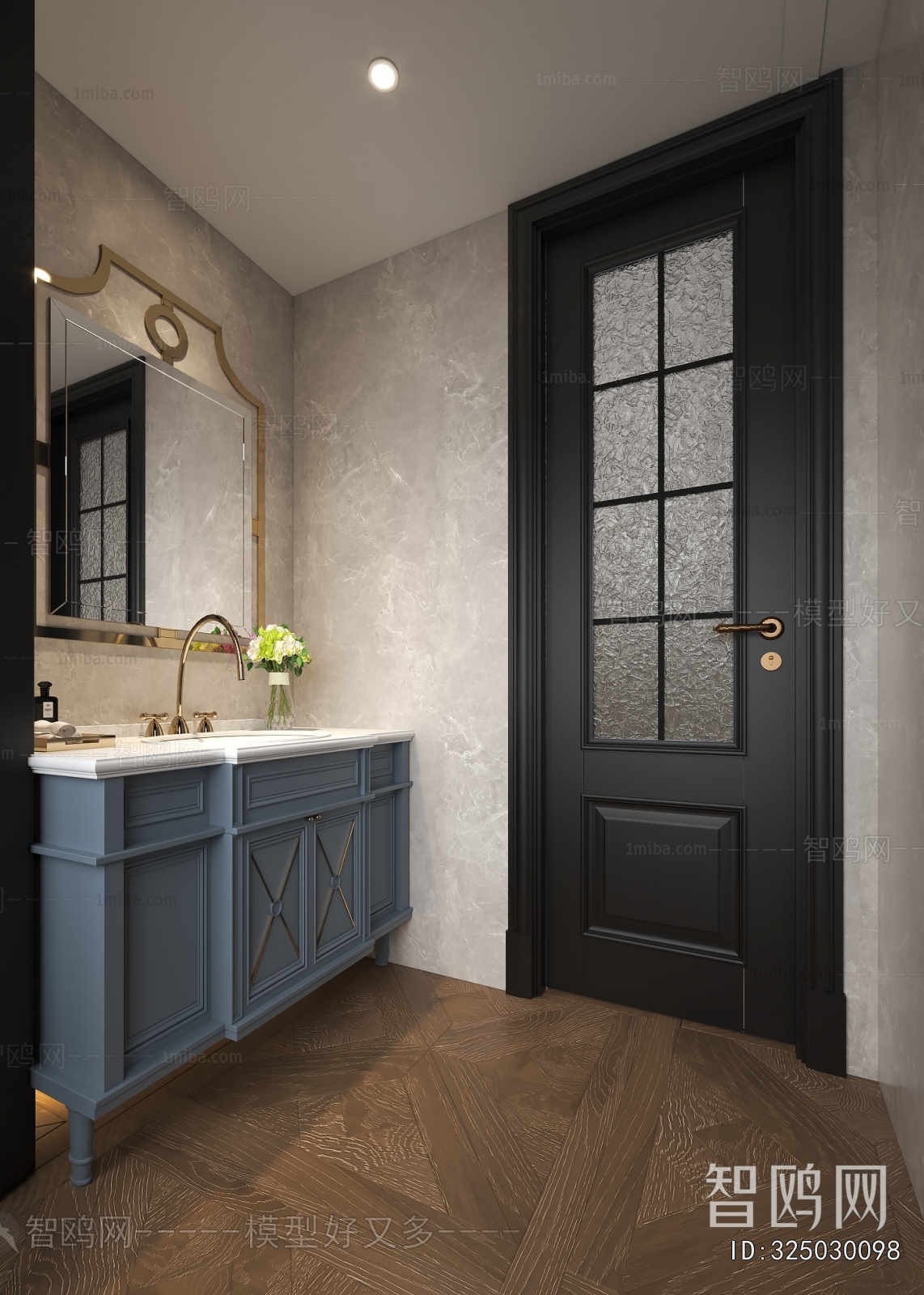 French Style Bathroom Cabinet