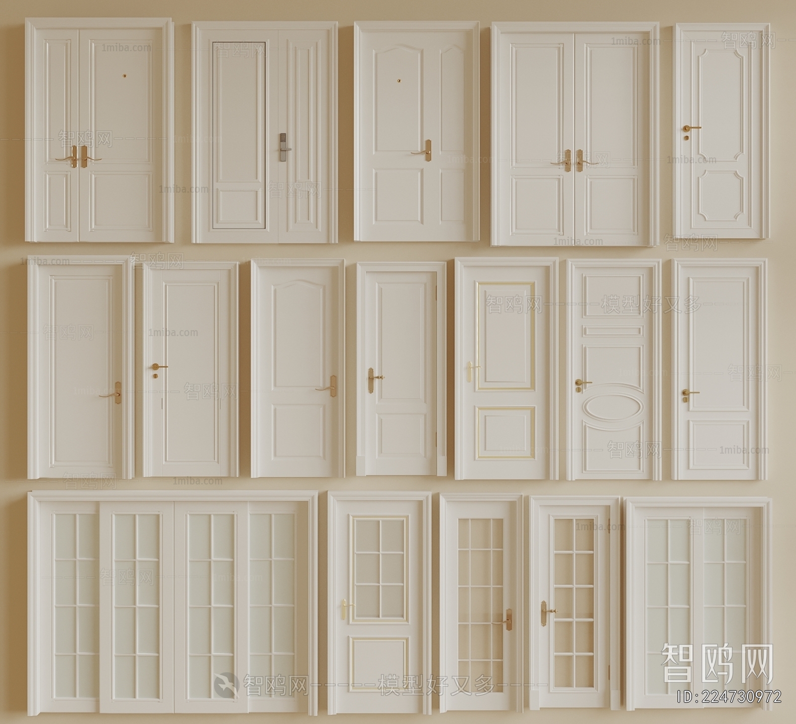 Modern Single Door