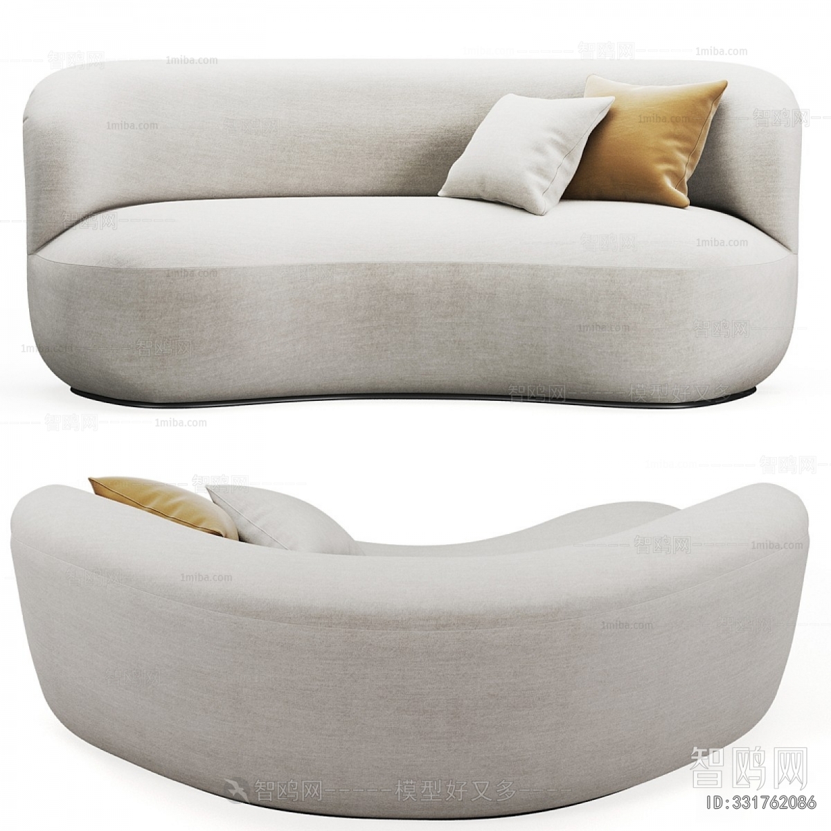 Modern Curved Sofa