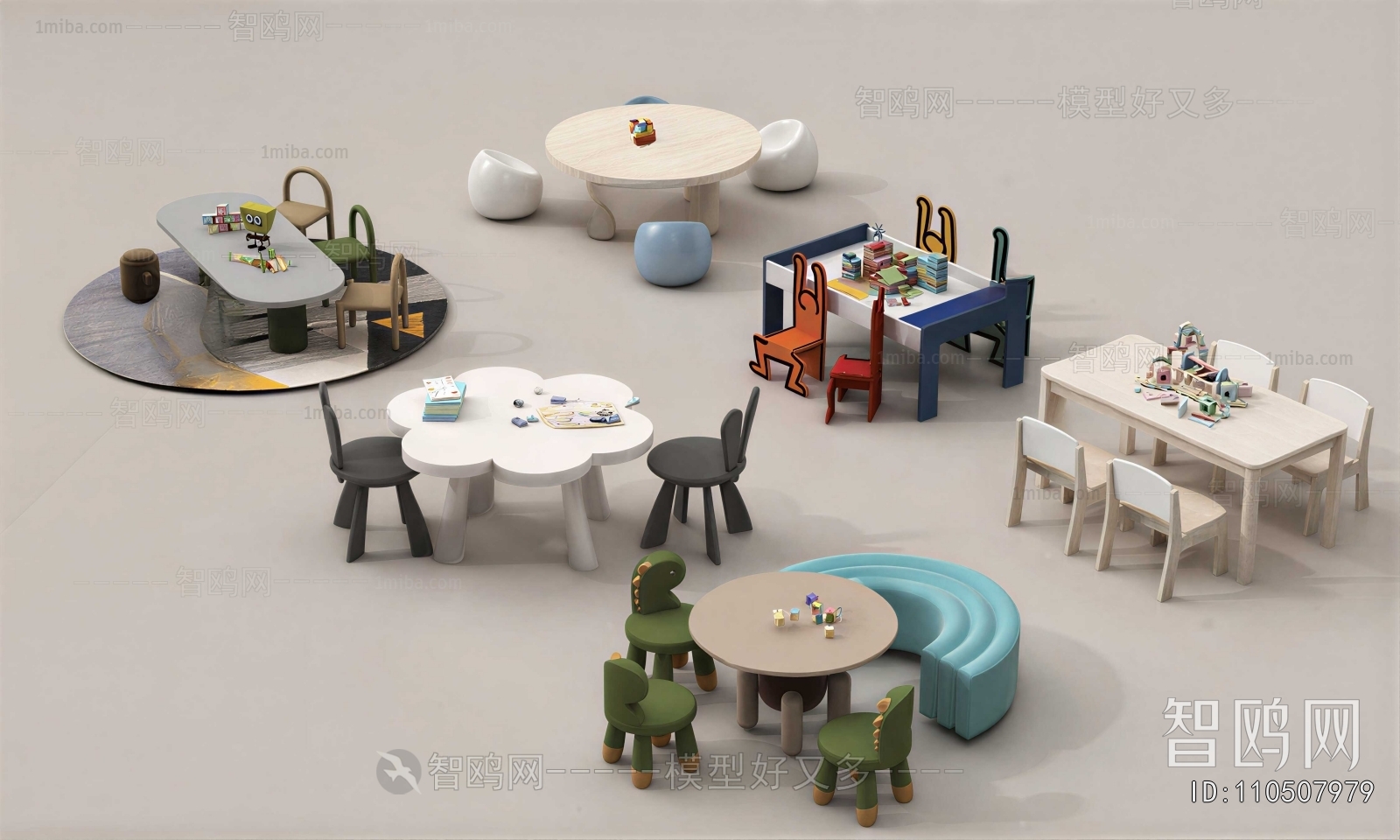 Modern Children's Table/chair