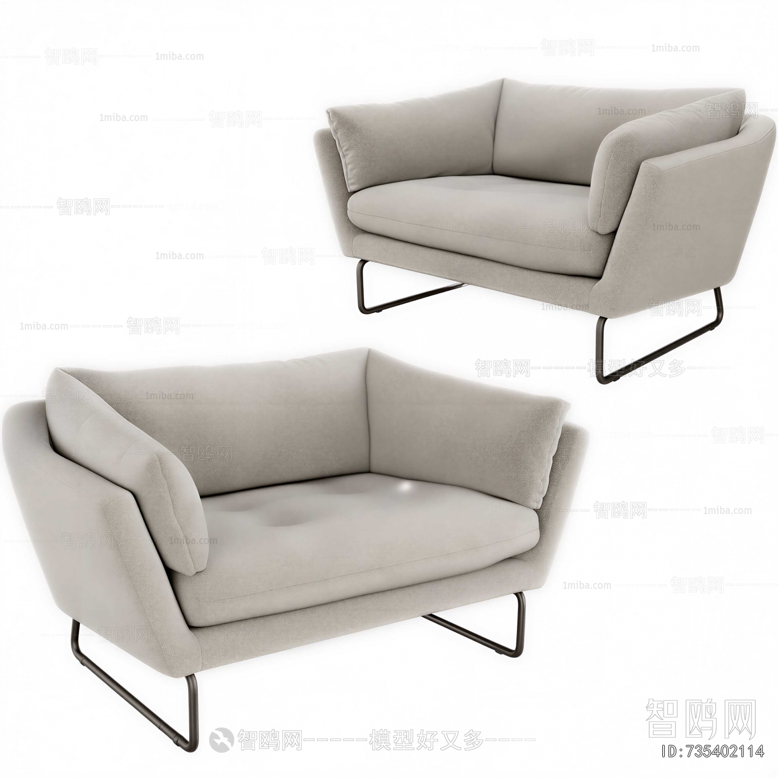 Modern Single Sofa