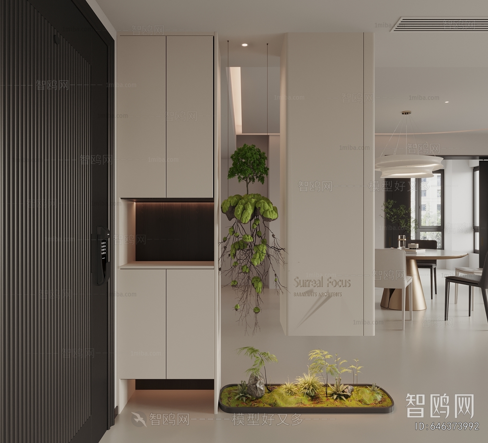 Modern Entrance Cabinet